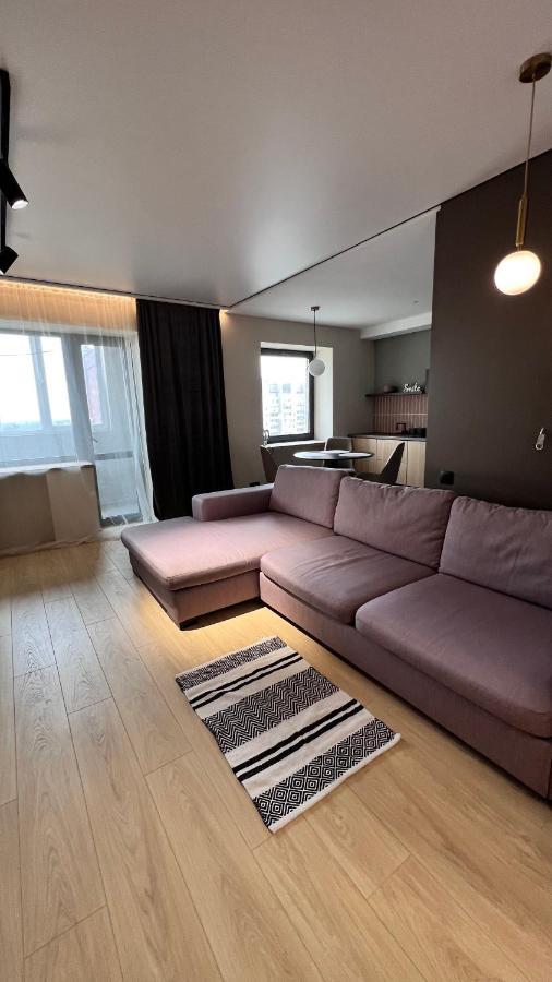 2 Room Modern Apartment View Dnipro Exterior foto