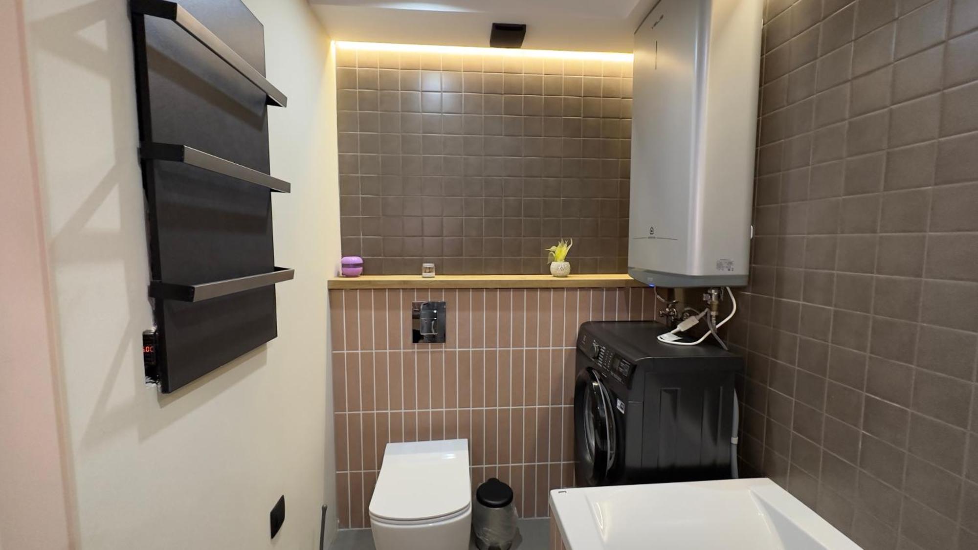 2 Room Modern Apartment View Dnipro Exterior foto