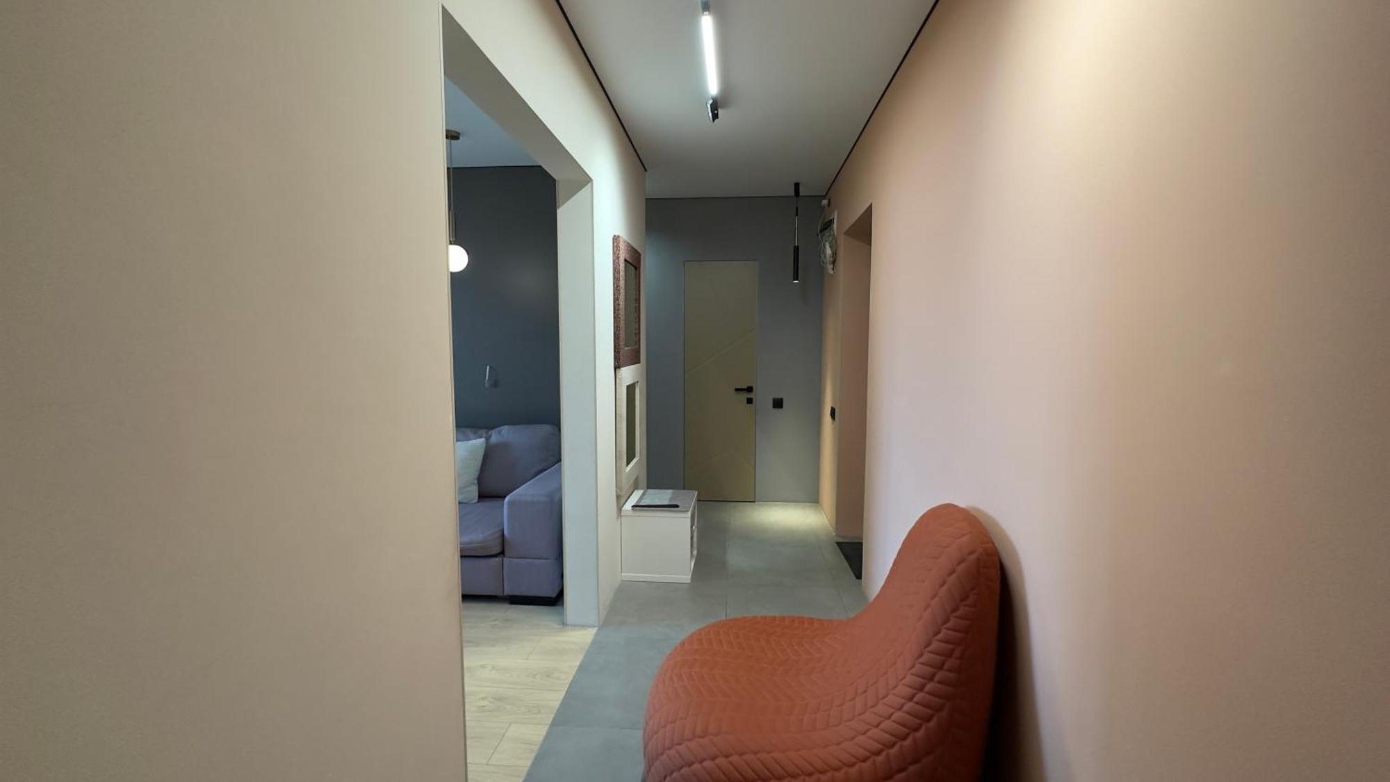 2 Room Modern Apartment View Dnipro Exterior foto