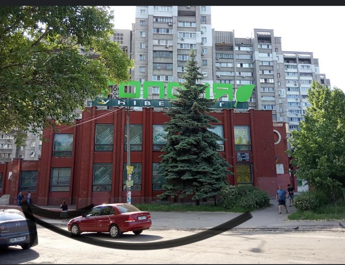 2 Room Modern Apartment View Dnipro Exterior foto